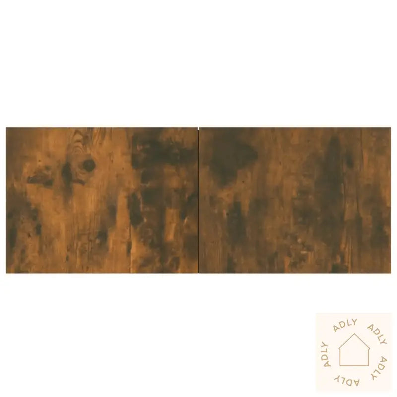 Tv-Skapsett 6 Deler Røkt Eik Konstruert Tre