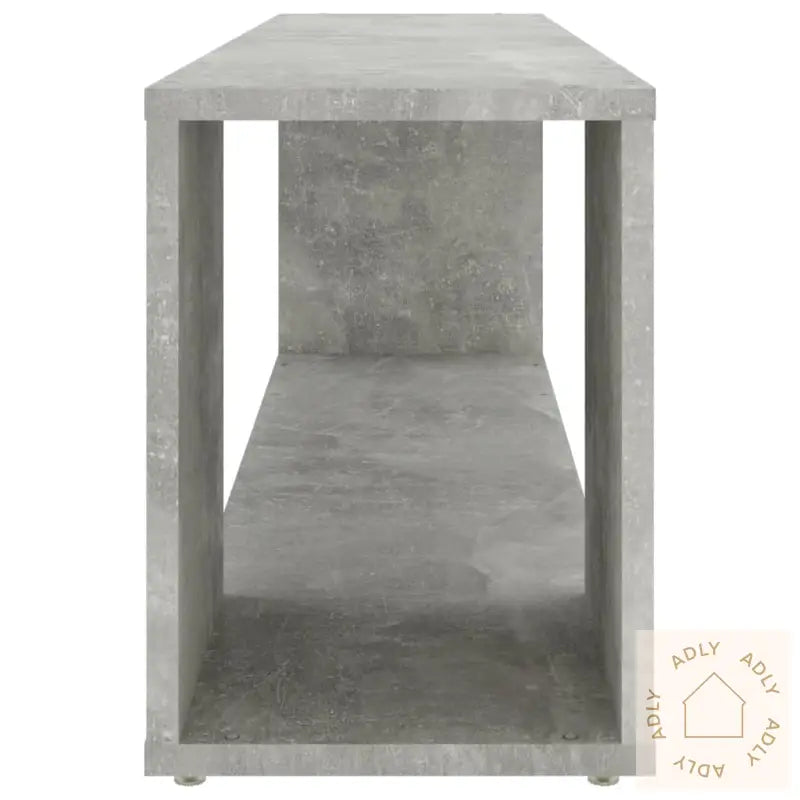 Tv-Benk Betonggrå 100X24X32 Cm Konstruert Tre