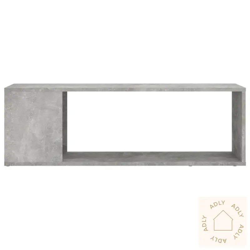 Tv-Benk Betonggrå 100X24X32 Cm Konstruert Tre