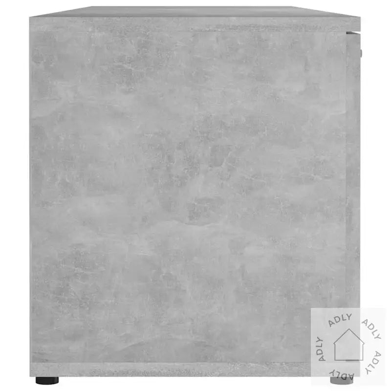 Tv-Benk Betonggrå 120X34X37 Cm Konstruert Tre