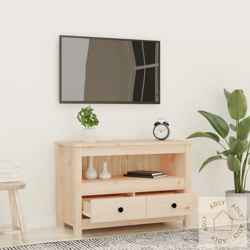 Tv-Benk 79X35X52 Cm Heltre Furu
