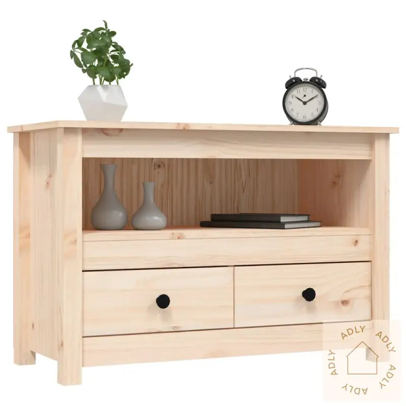 Tv-Benk 79X35X52 Cm Heltre Furu