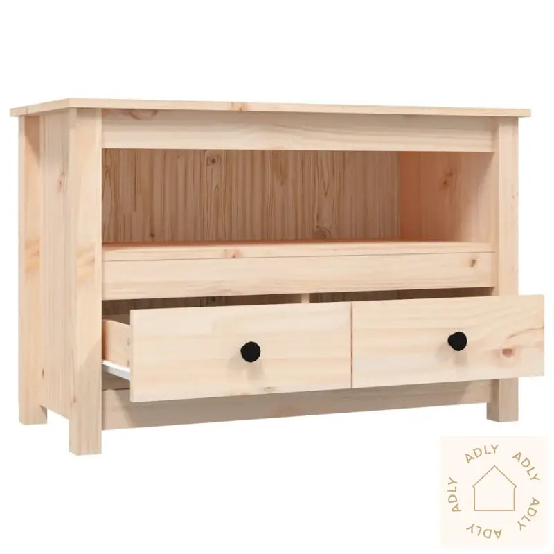 Tv-Benk 79X35X52 Cm Heltre Furu