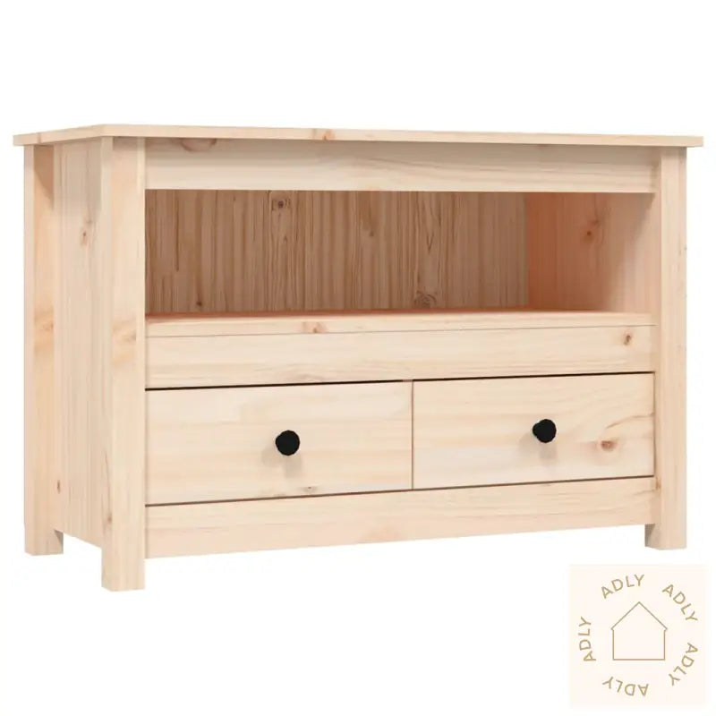 Tv-Benk 79X35X52 Cm Heltre Furu