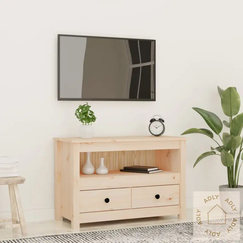 Tv-Benk 79X35X52 Cm Heltre Furu