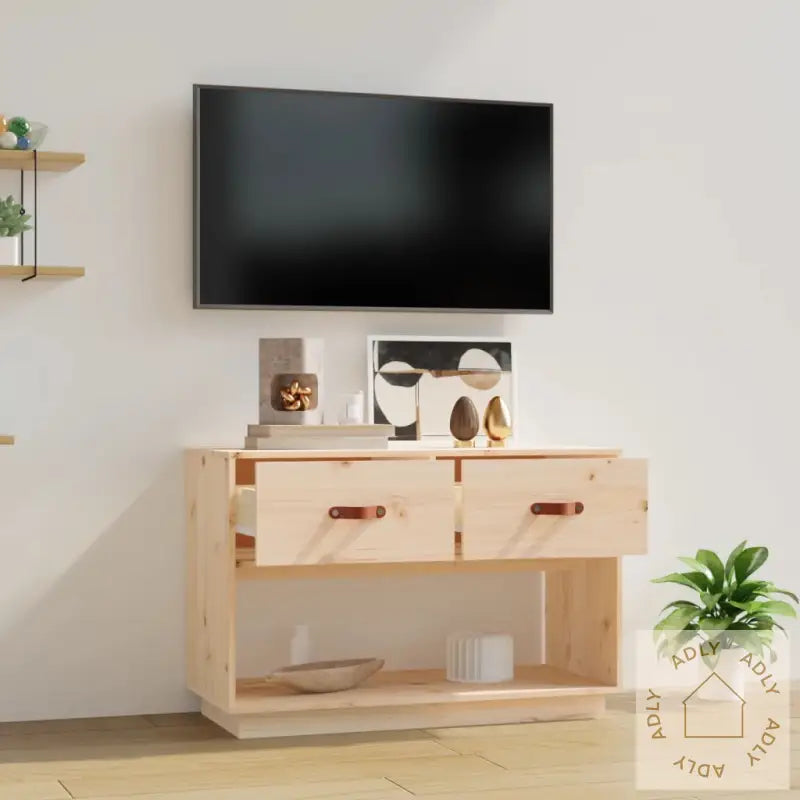 Tv-Benk 90X40X60 Cm Heltre Furu