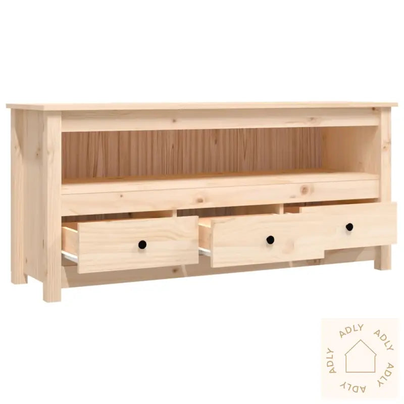 Tv-Benk 114X35X52 Cm Heltre Furu