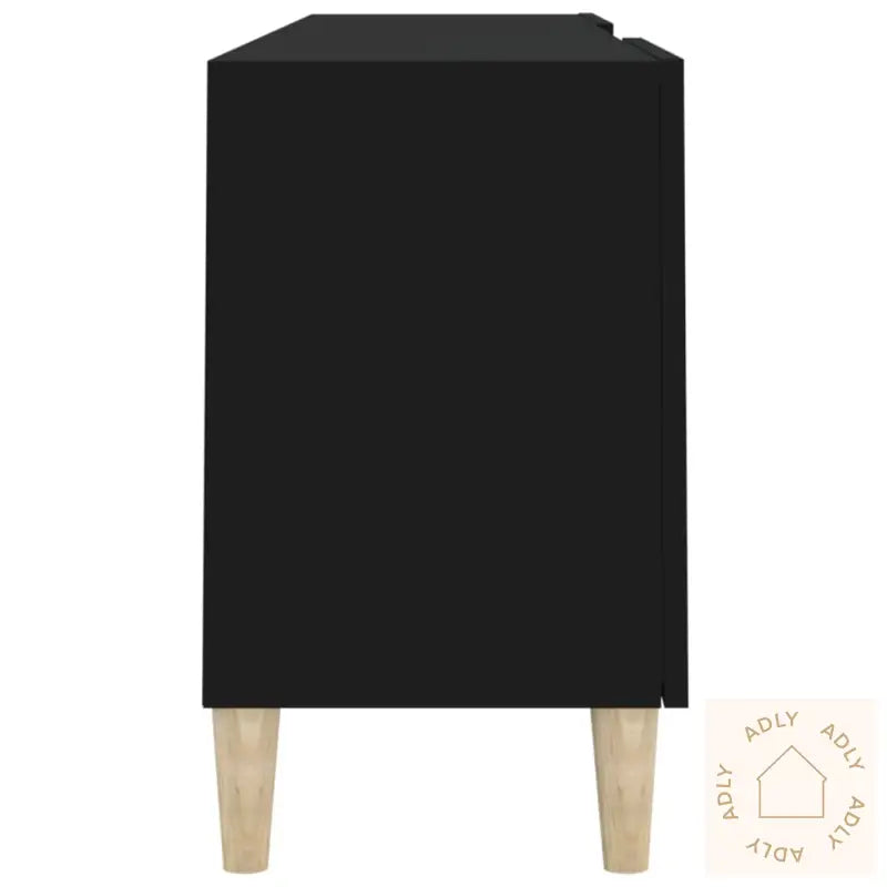 Tv-Benk Svart 150X30X50 Cm Konstruert Tre