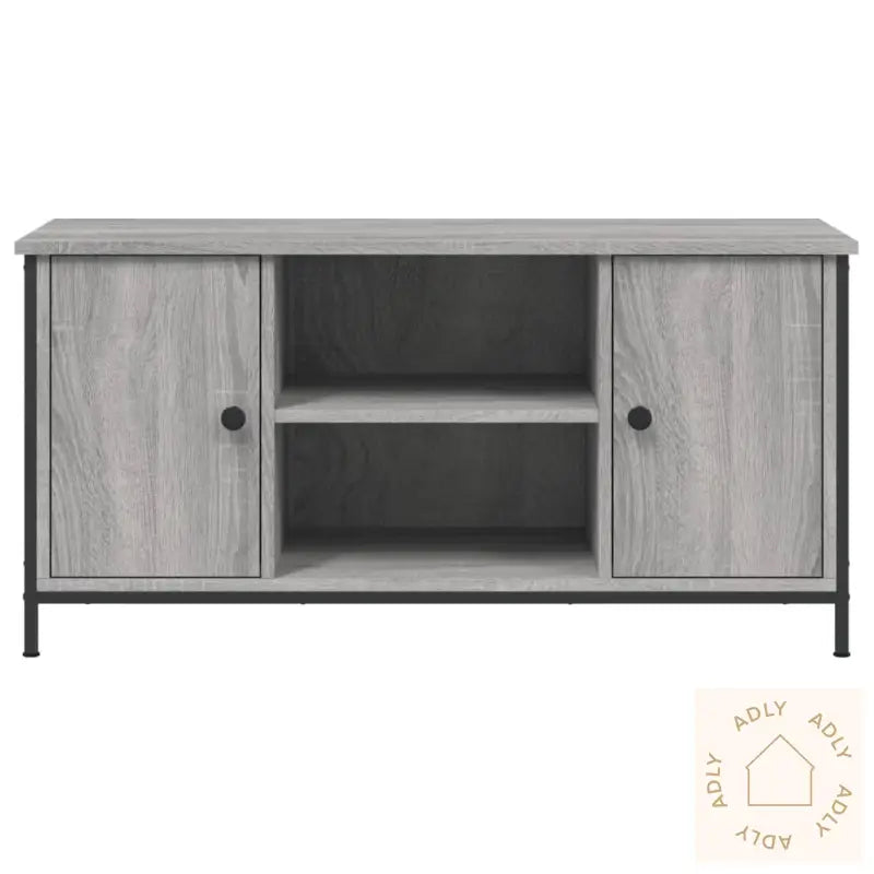 Tv-Benk Grå Sonoma 100X40X50 Cm Konstruert Tre