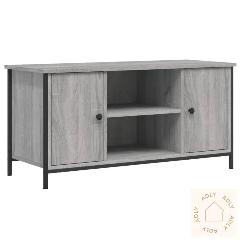 Tv-Benk Grå Sonoma 100X40X50 Cm Konstruert Tre