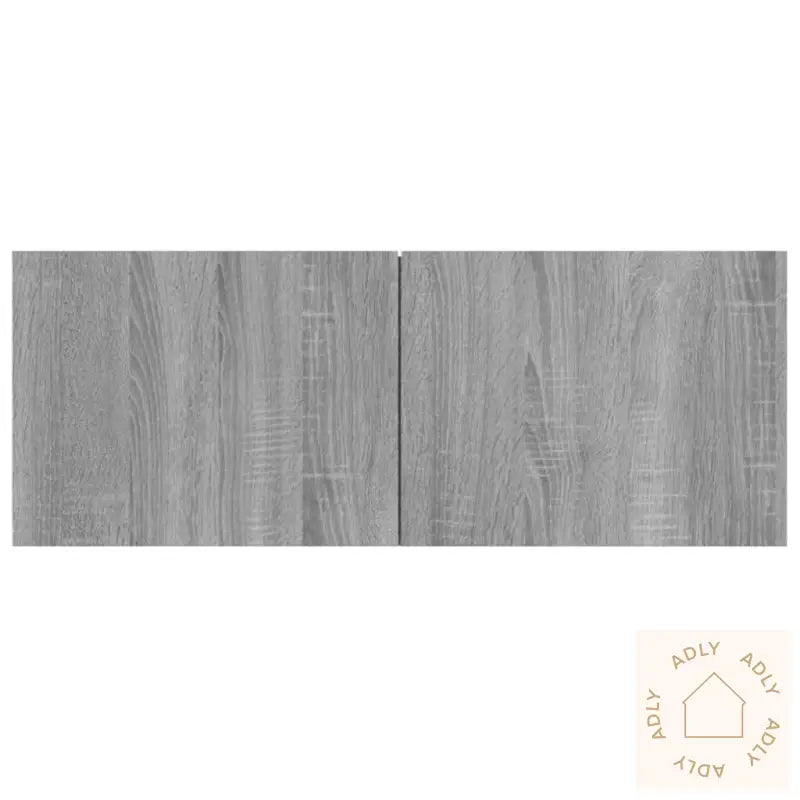 Tv-Skapsett 4 Deler Grå Sonoma Konstruert Tre