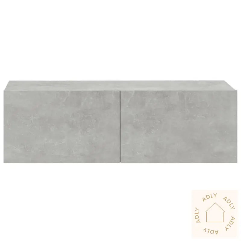 Tv-Skapsett 6 Deler Betonggrå Konstruert Tre