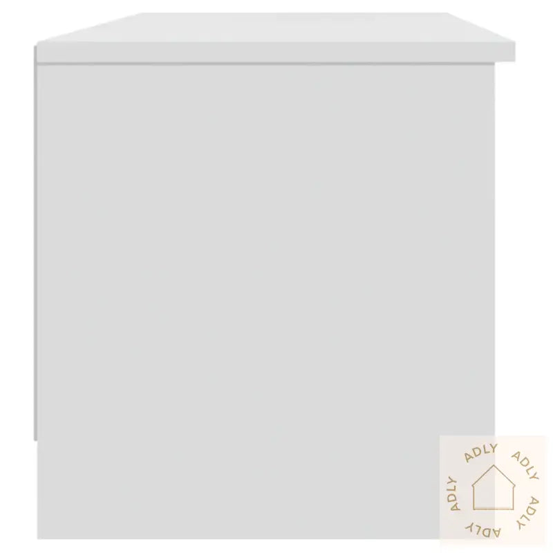 Tv-Benk Hvit 102X35,5X36,5 Cm Konstruert Tre