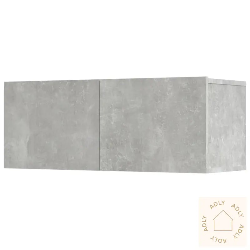 Tv-Skapsett 5 Deler Betonggrå Konstruert Tre