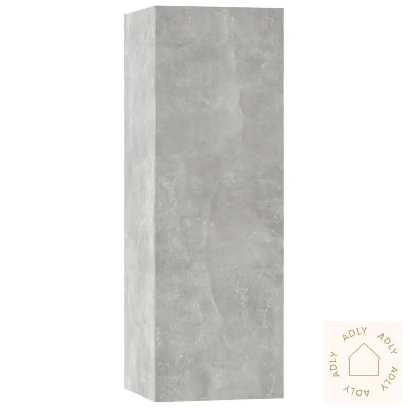 Tv-Skapsett 5 Deler Betonggrå Konstruert Tre