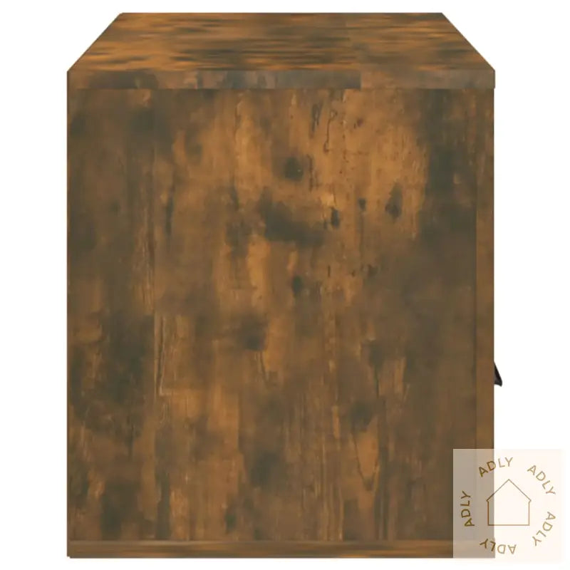 Tv-Benk Røkt Eik 100X35X40 Cm Konstruert Tre