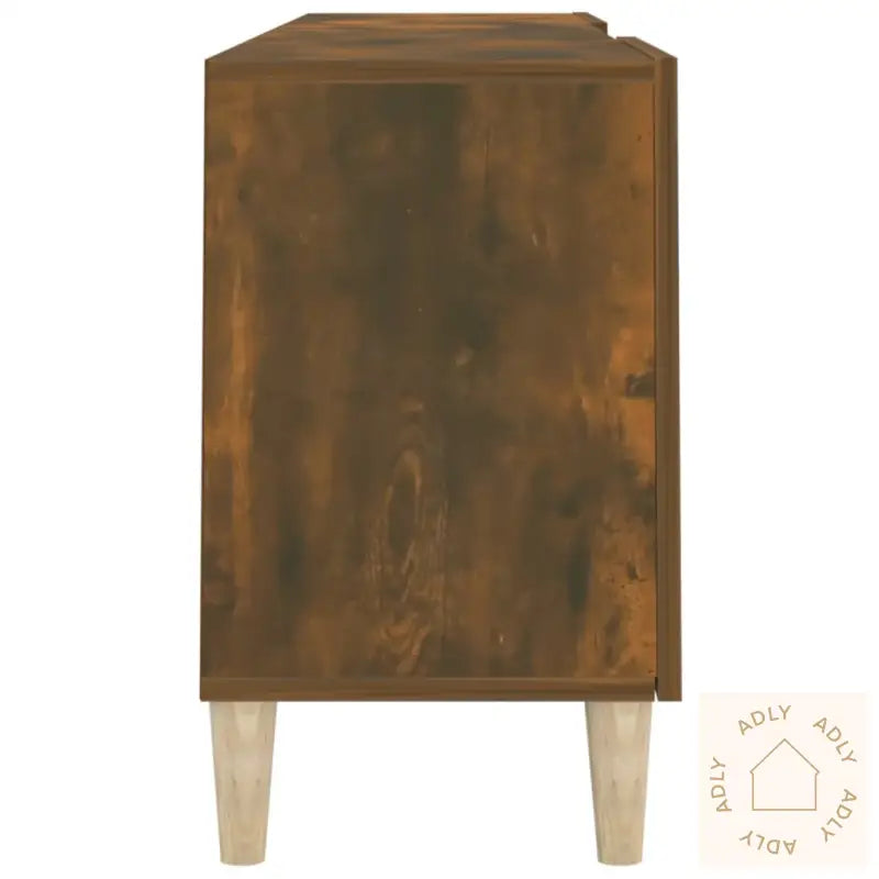 Tv-Benk Røkt Eik 150X30X50 Cm Konstruert Tre