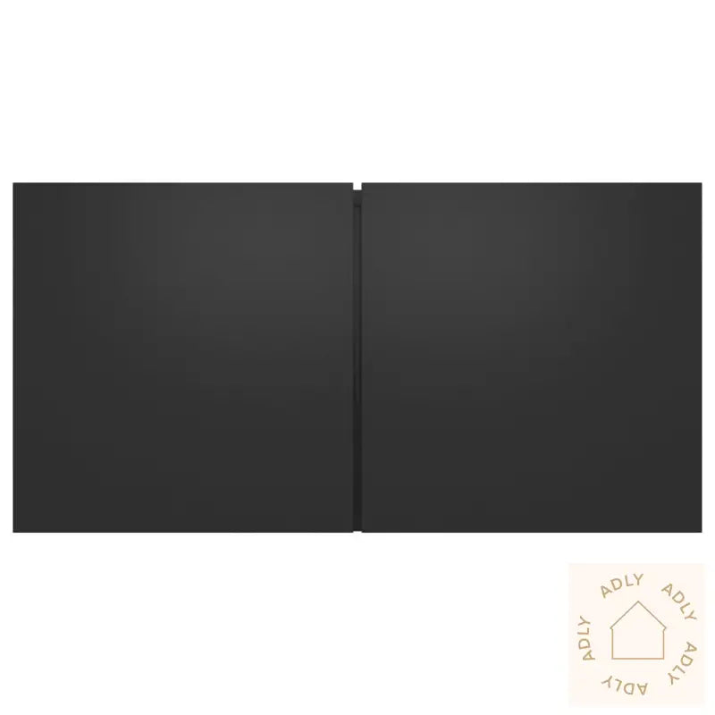 Tv-Benksett 5 Deler Svart Konstruert Tre