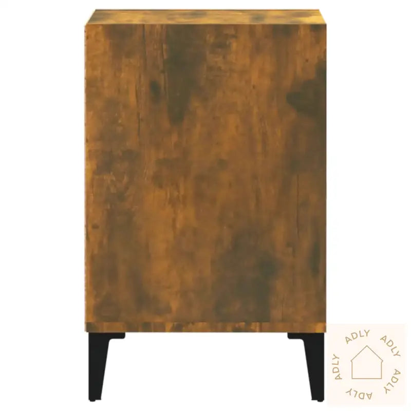 Tv-Benk Røkt Eik 100X35X55 Cm Konstruert Tre