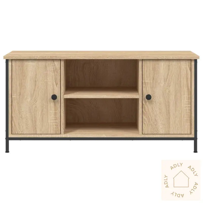 Tv-Benk Sonoma Eik 100X40X50 Cm Konstruert Tre