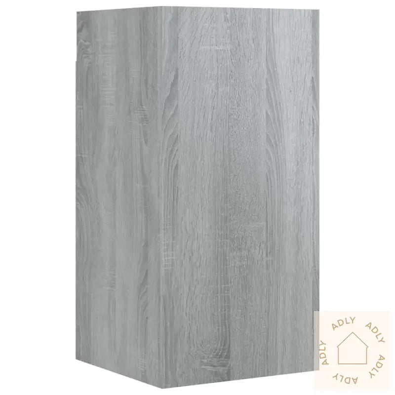 Tv-Skapsett 7 Deler Grå Sonoma Konstruert Tre