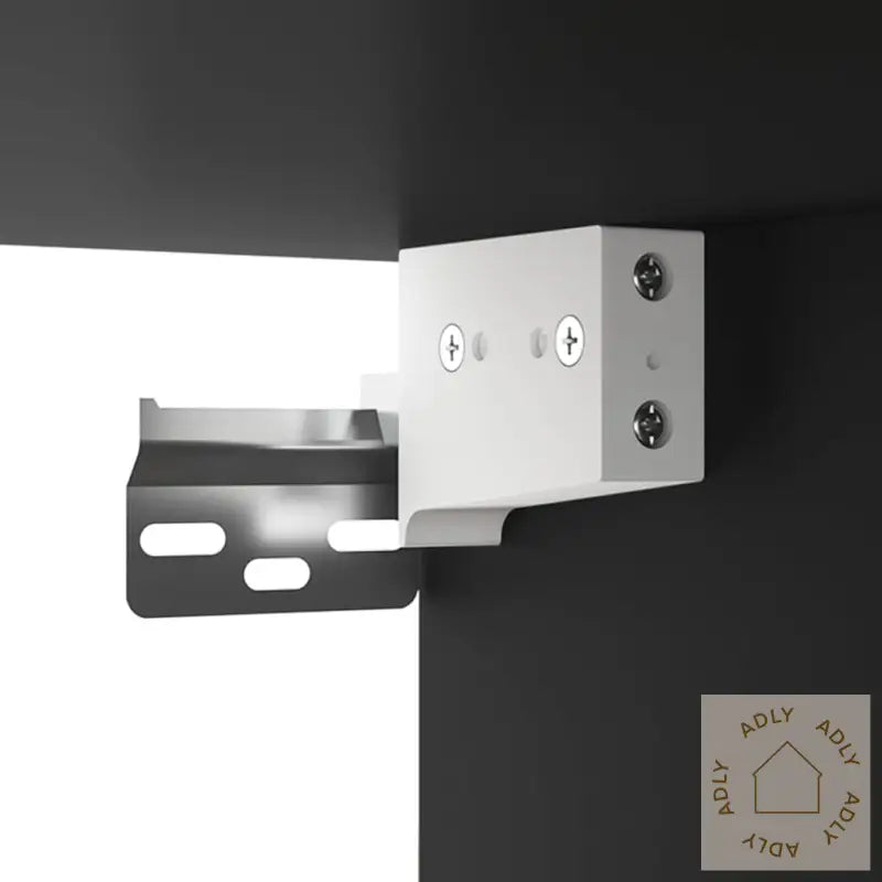 Tv-Skapsett 6 Deler Svart Konstruert Tre