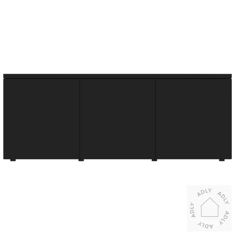 Tv-Benk Svart 80X34X30 Cm Konstruert Tre