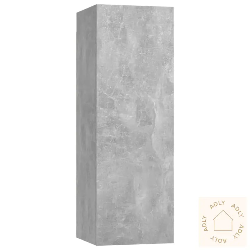 Tv-Skapsett 6 Deler Betonggrå Konstruert Tre