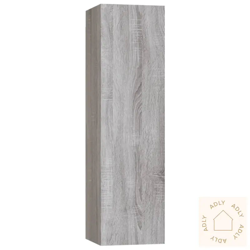 Tv-Skapsett 6 Deler Grå Sonoma Konstruert Tre