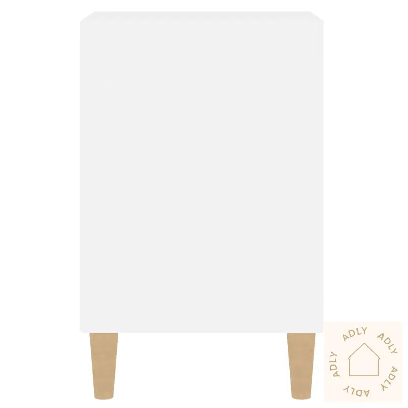 Tv-Benk Hvit 100X35X55 Cm Konstruert Tre