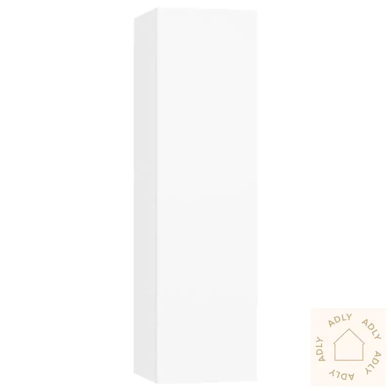 Tv-Skapsett 3 Deler Hvit Konstruert Tre