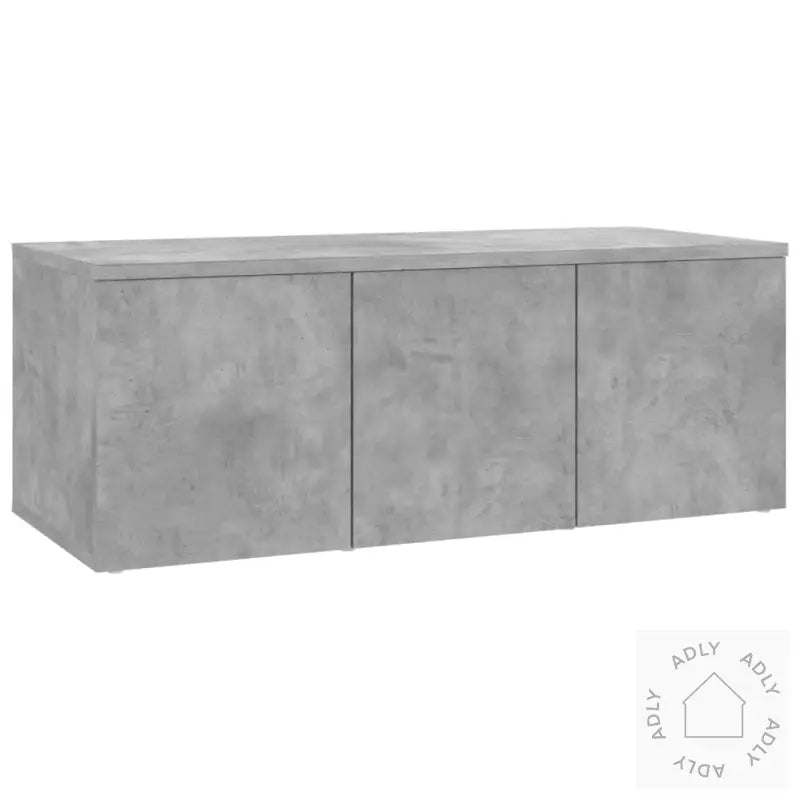Tv-Benk Betonggrå 80X34X30 Cm Konstruert Tre