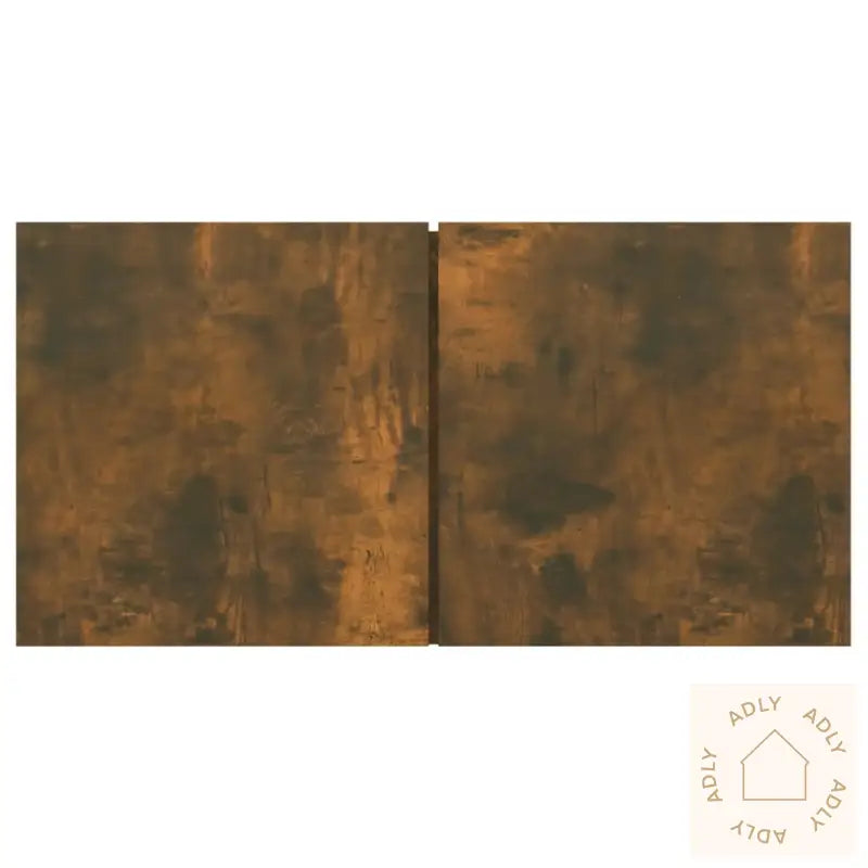 Tv-Skapsett 4 Deler Røkt Eik Konstruert Tre