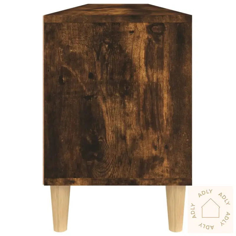 Tv-Benk Røkt Eik 150X30X44,5 Cm Konstruert Tre