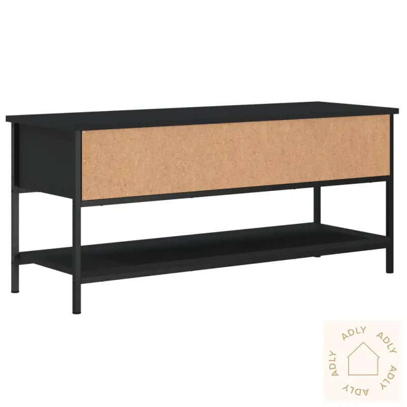 Tv-Benk Svart 100X35X45 Cm Konstruert Tre