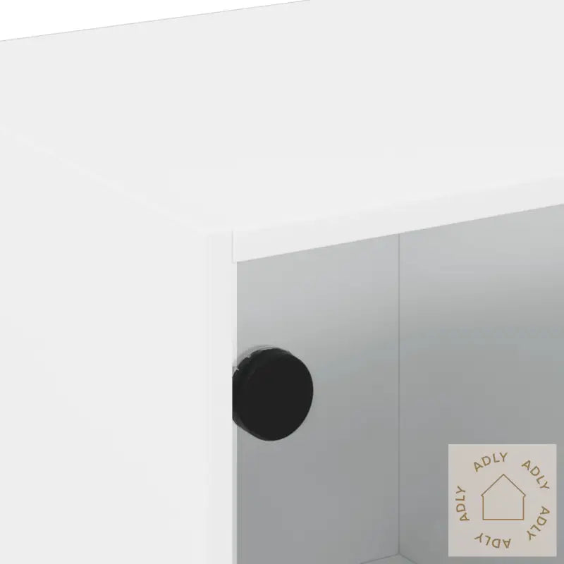 Tv-Benk Med Dør Hvit 68X37X42 Cm