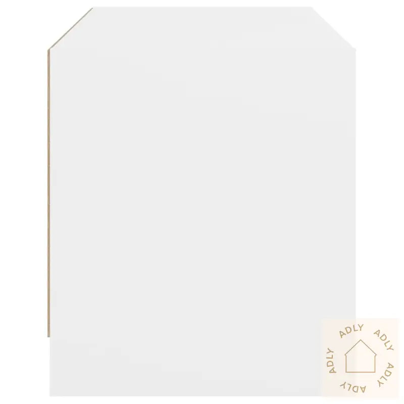 Tv-Benk Med Dør Hvit 68X37X42 Cm