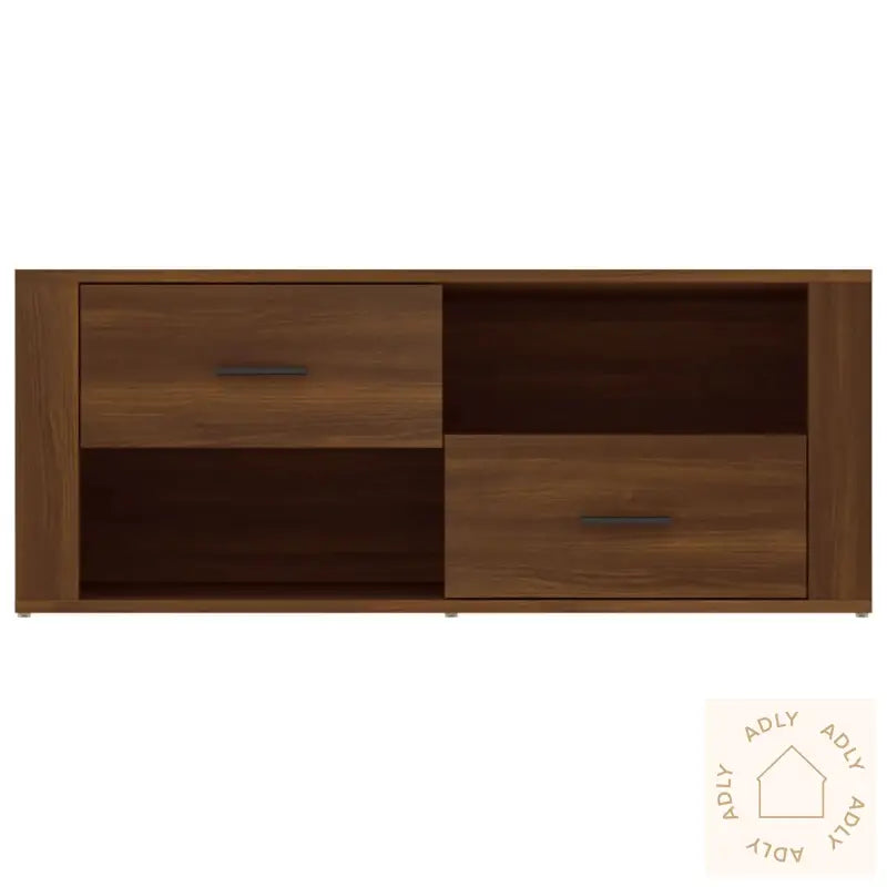 Tv-Benk Sonoma Eik 100X35X40 Cm Konstruert Tre