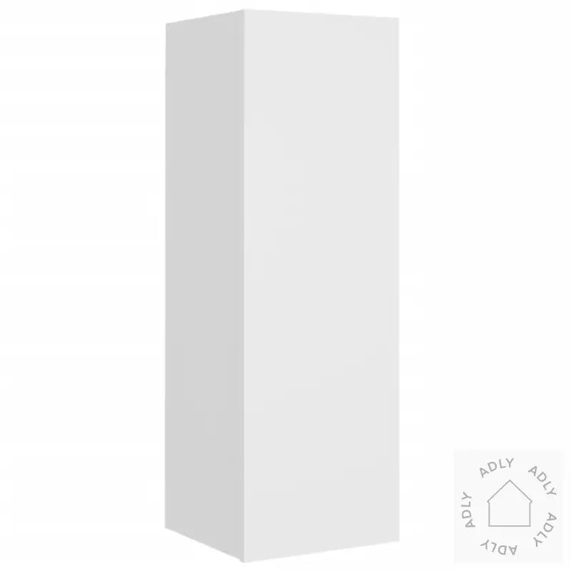 Tv-Skapsett 5 Deler Hvit Konstruert Tre