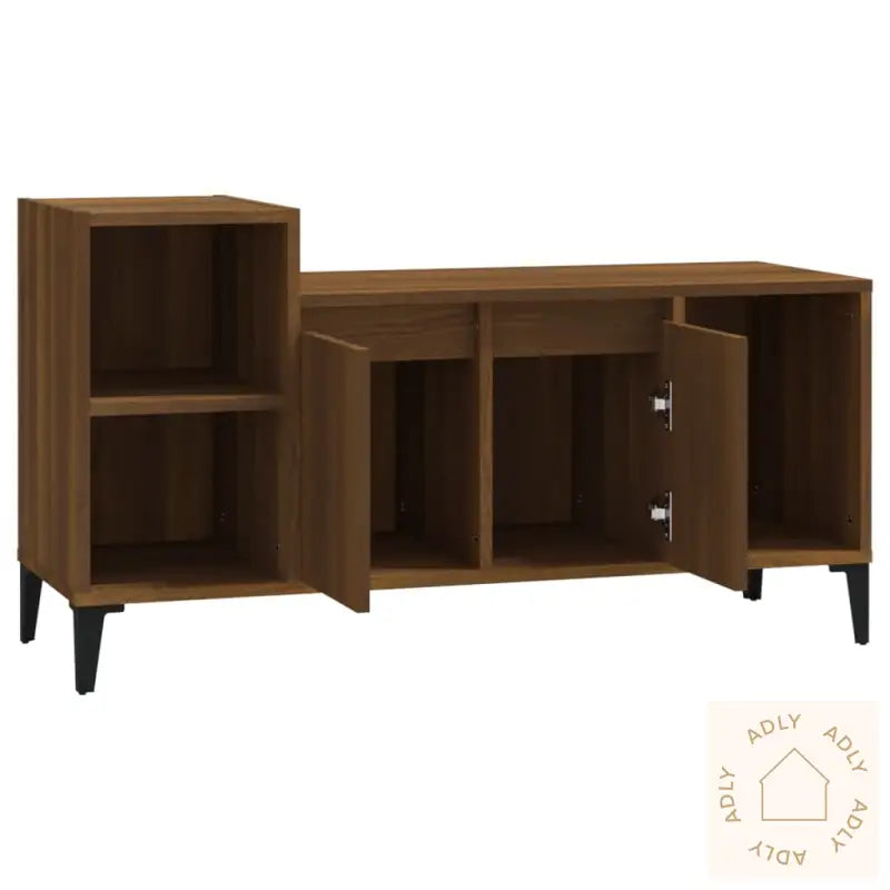 Tv-Benk Sonoma Eik 100X35X55 Cm Konstruert Tre