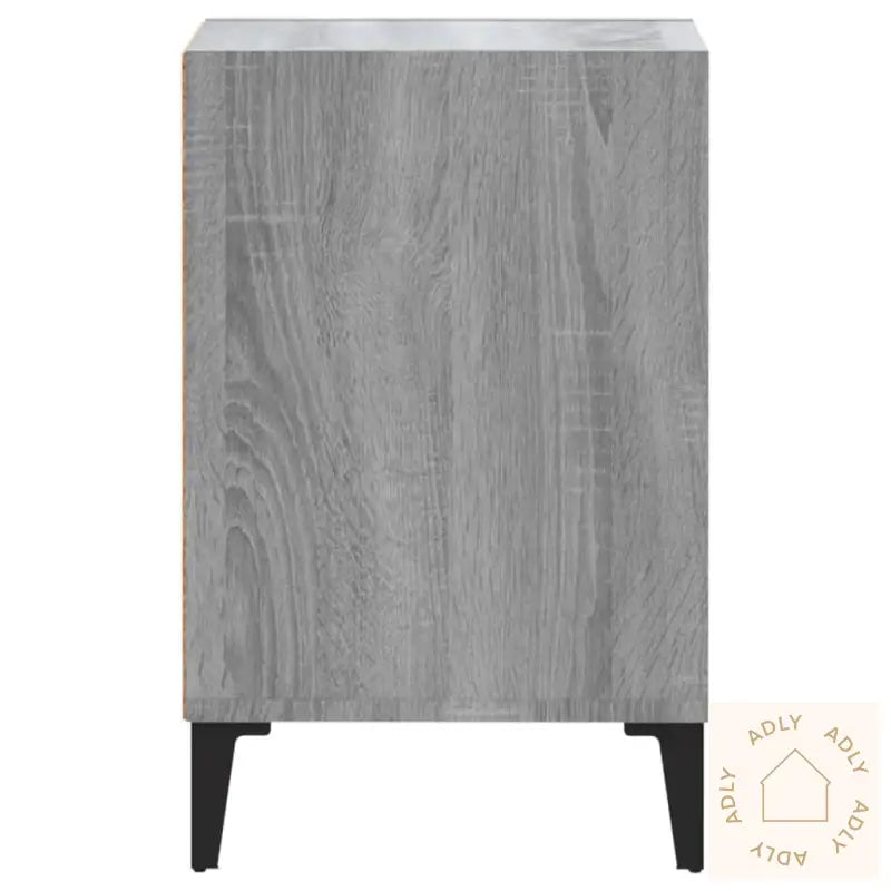 Tv-Benk Grå Sonoma 100X35X55 Cm Konstruert Tre