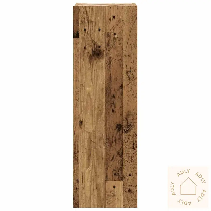 Tv-Skapsett 8 Deler Veggmontert Gammelt Tre Konstruert Tre