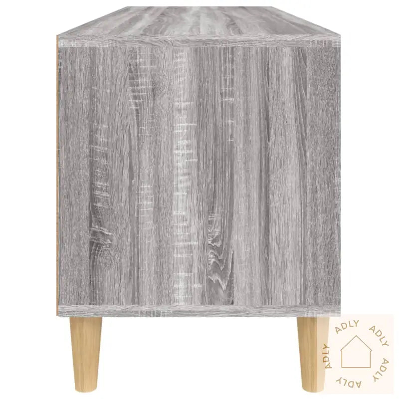 Tv-Benk Grå Sonoma 100X34,5X44,5 Cm Konstruert Tre