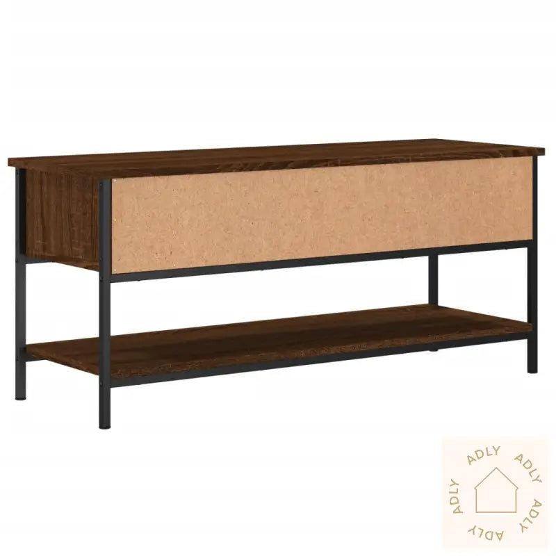 Tv-Benk Sonoma Eik 100X35X45 Cm Konstruert Tre