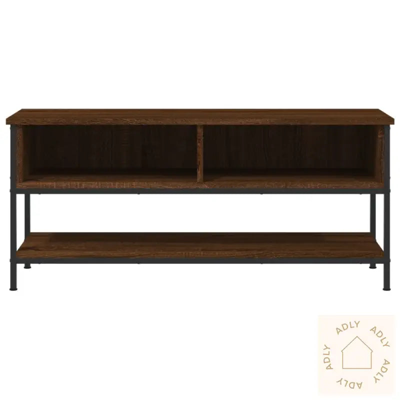 Tv-Benk Sonoma Eik 100X35X45 Cm Konstruert Tre