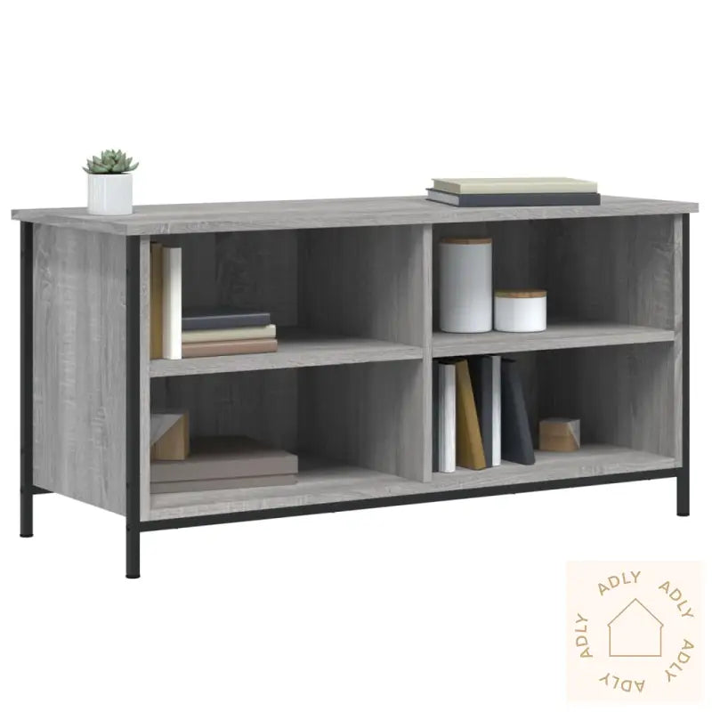 Tv-Benk Grå Sonoma 100X40X50 Cm Konstruert Tre