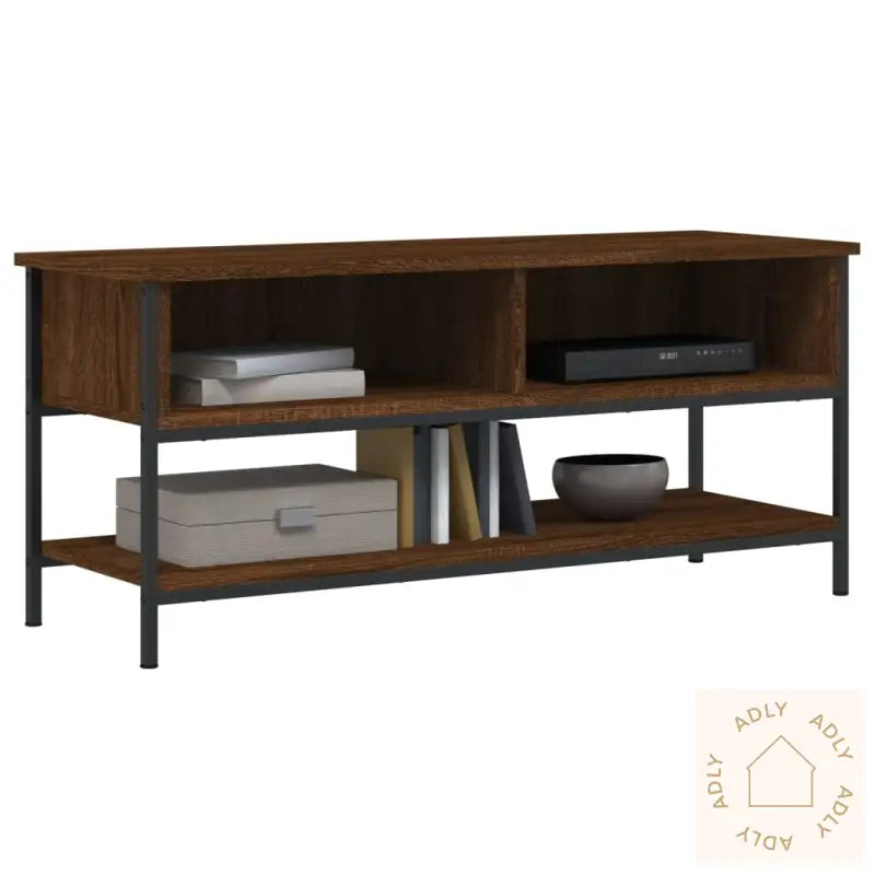 Tv-Benk Sonoma Eik 100X35X45 Cm Konstruert Tre