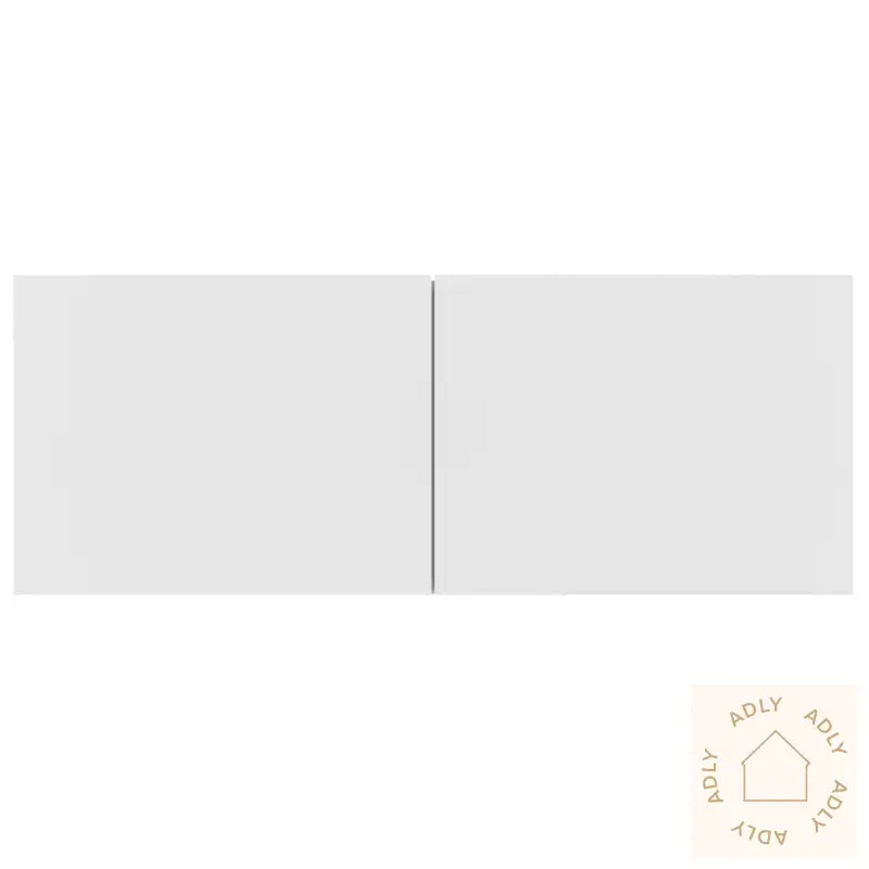 Tv-Skapsett 4 Deler Hvit Konstruert Tre