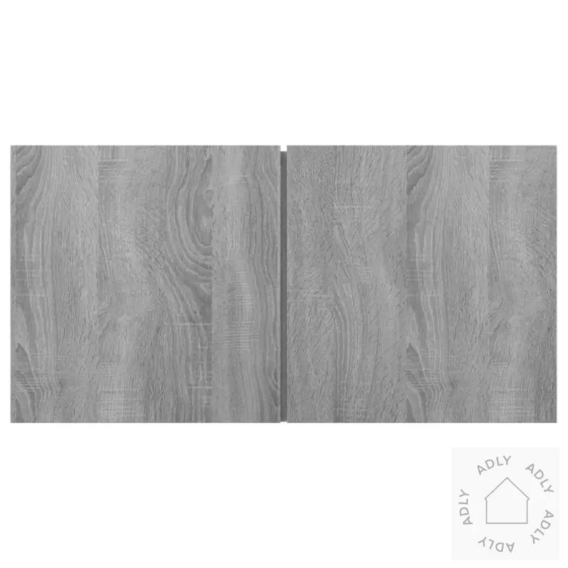 Tv-Skapsett 4 Deler Grå Sonoma Konstruert Tre