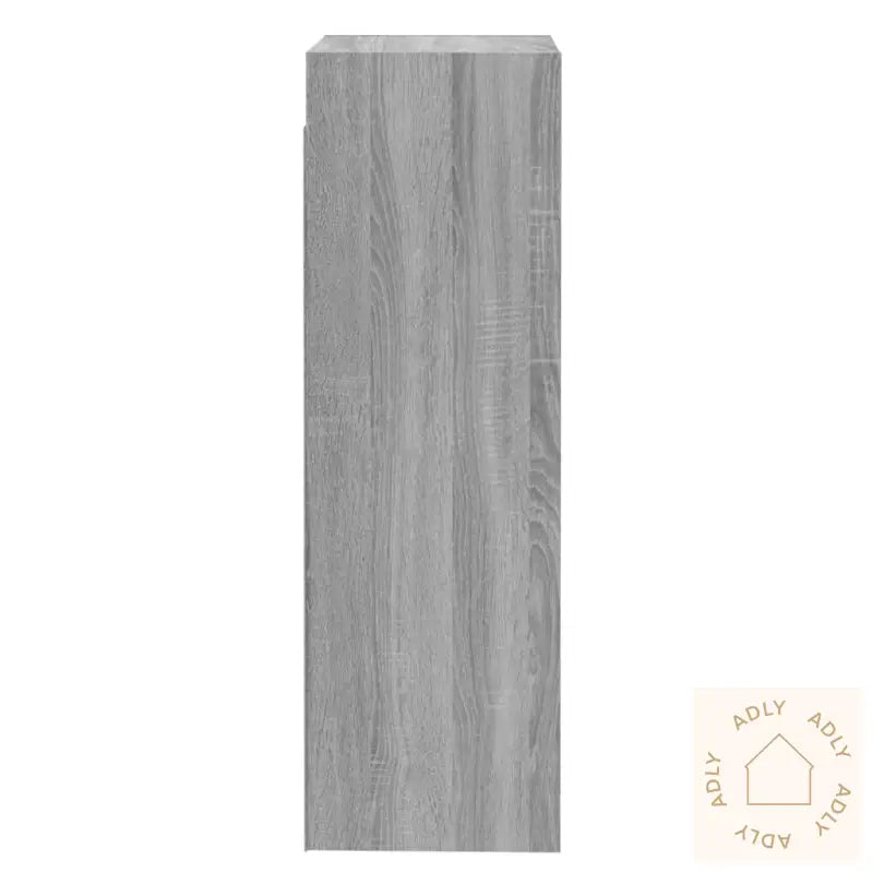 Tv-Skapsett 4 Deler Grå Sonoma Konstruert Tre